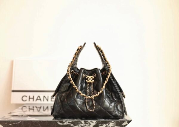 CHANEL 25 Calfskin Hobo Bag Small Handbag
