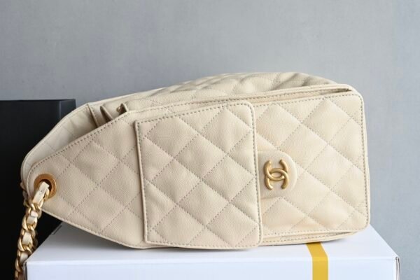 CHANEL 25 Calfskin Hobo Bag Small Handbag