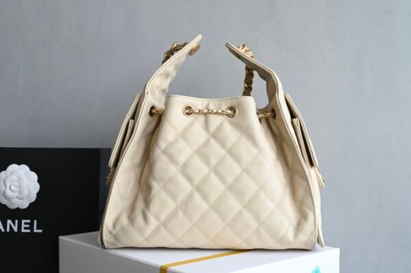 CHANEL 25 Calfskin Hobo Bag Small Handbag