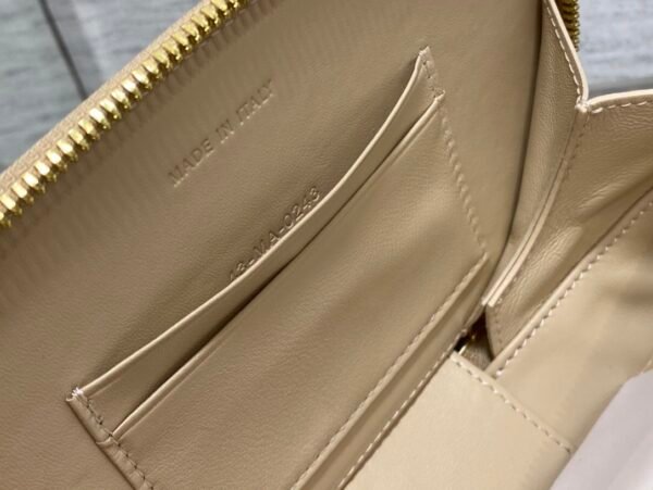 Dior CD Signature Oval Camera Bag Apricot color