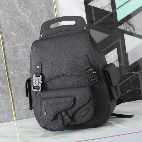 Dior Gallop Backpack black grained cowhide