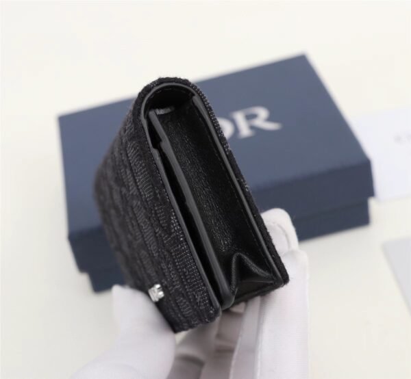 Dior Homme Oblique Card Holder black (9) Dior Business Card Holder wallet