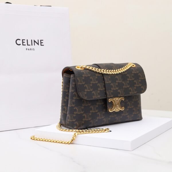 TEEN CELINE VICTOIRE BAG in Triomphe Canvas