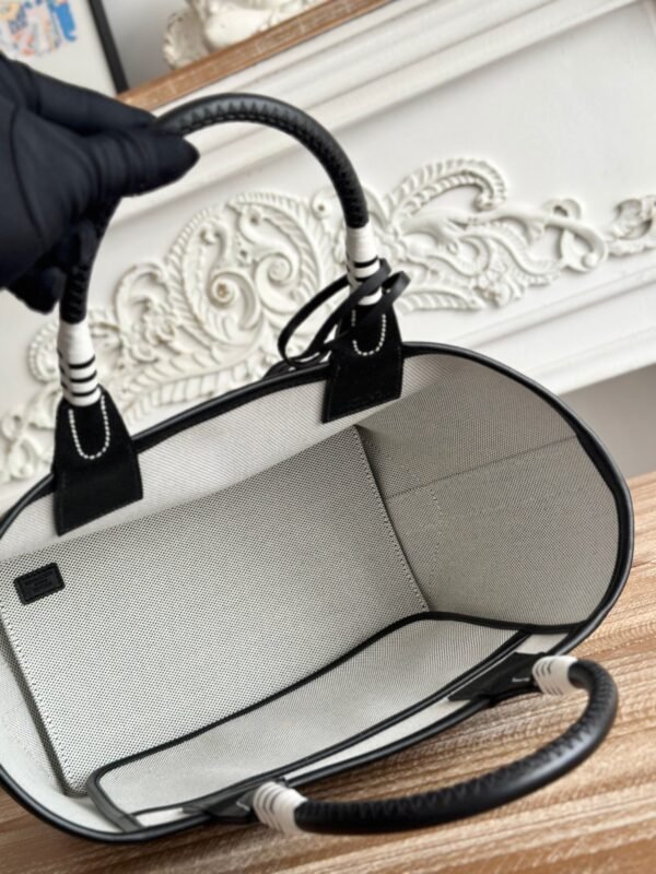 HERMES Steeple 25 bag grey and black (4) HERMES Steeple 25 bag