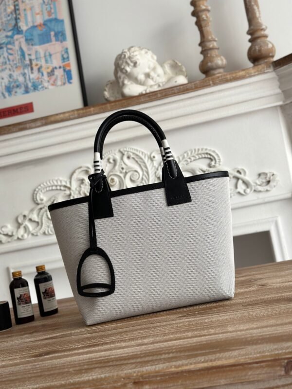 HERMES Steeple 25 bag grey and black (7) HERMES Steeple 25 bag