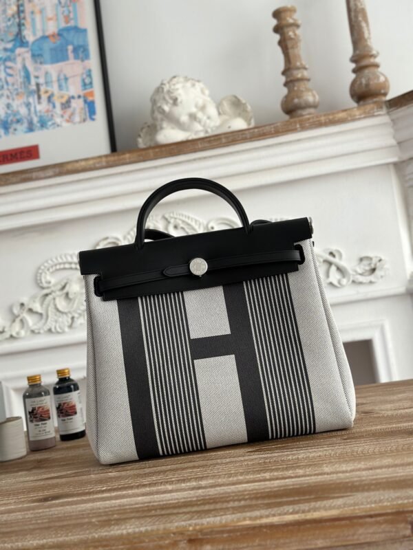 Herbag 31 H Vibration Handbag grey and black (2) Herbag 31 H Vibration Handbag