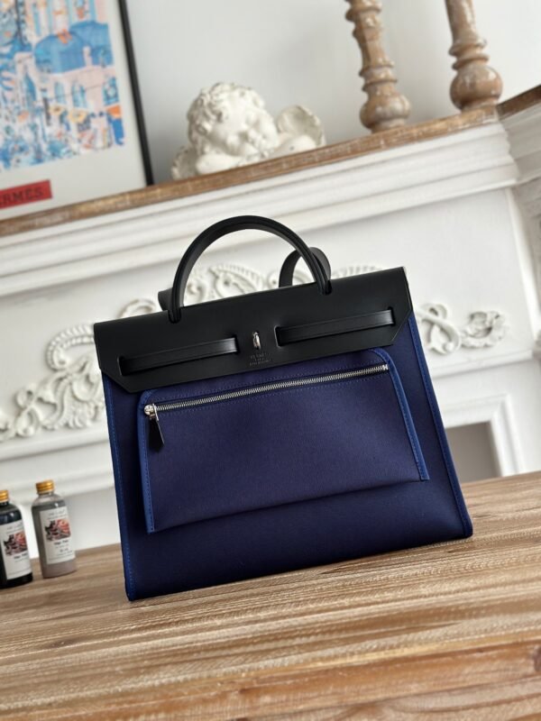 Herbag 31 bag blue (7) Hermes herbag 31 Bag