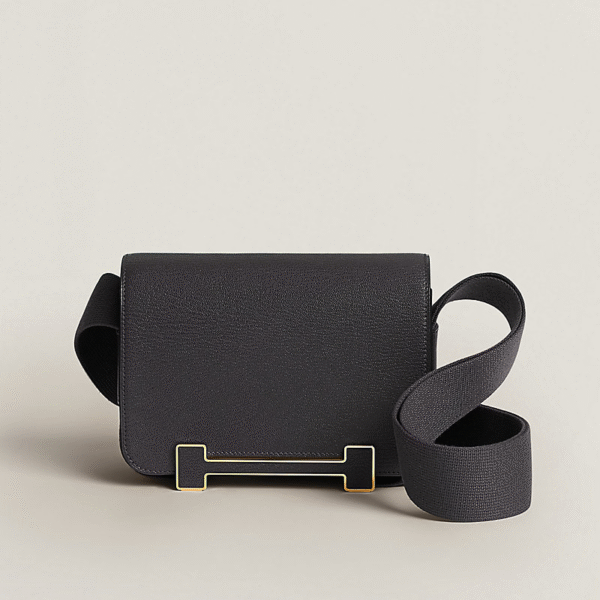 Hermès Geta 黑 银 (1) Hermès Geta bag