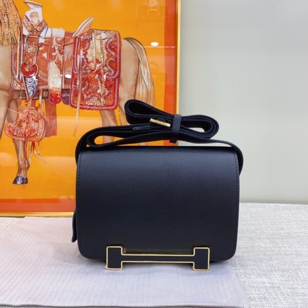 Hermès Geta 黑 银 (7) Hermès Geta bag