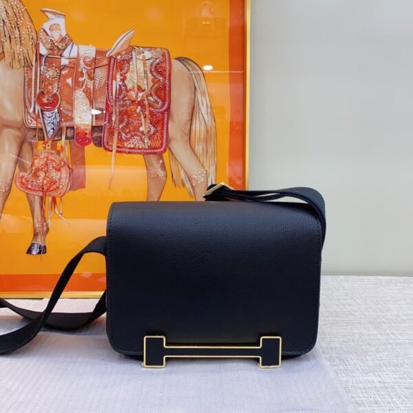 Hermès Geta 黑 银 (8) Hermès Geta bag