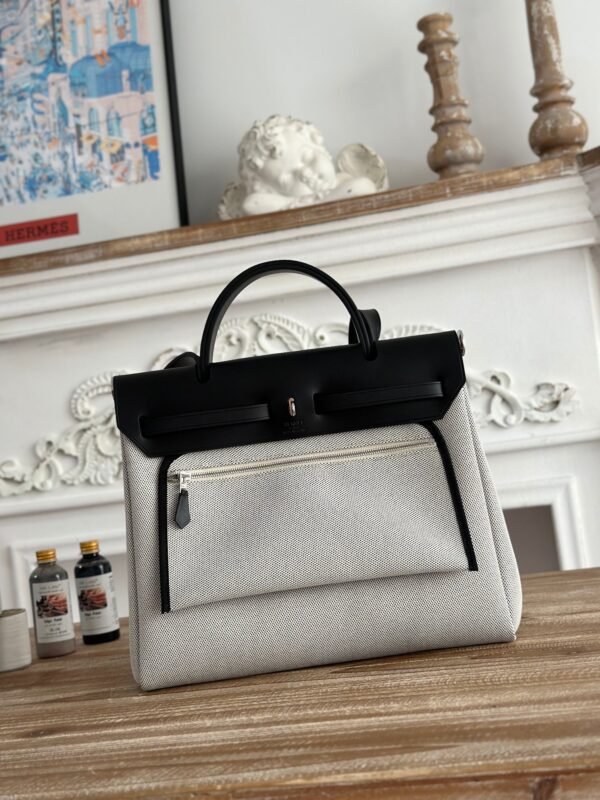 Hermès Herbag Zip 31 black (7) Hermès Herbag Zip 31