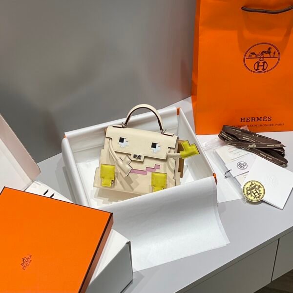 Hermes Kelly Doll white (5) Hermes Kelly Doll
