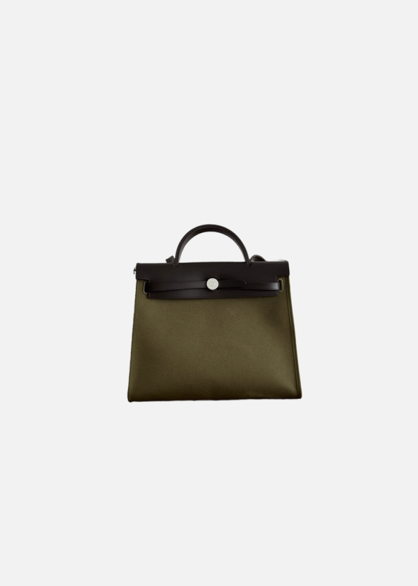 Hermes herbag 31 Bag green (1) Hermes herbag 31 Bag