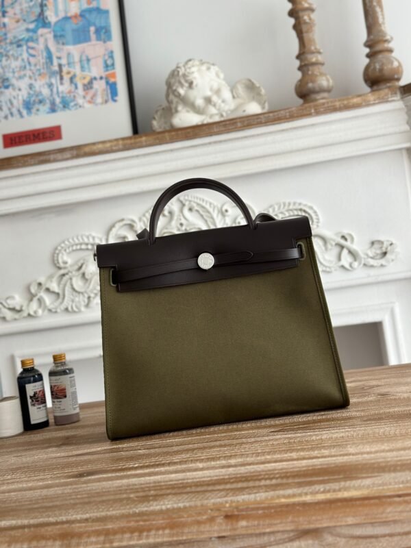 Hermes herbag 31 Bag green (2) Hermes herbag 31 Bag