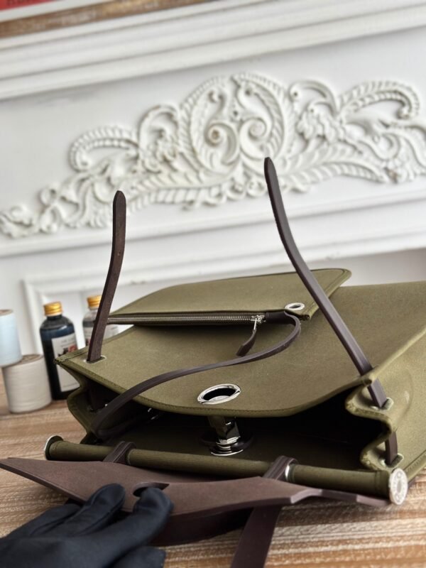 Hermes herbag 31 Bag green (3) Hermes herbag 31 Bag