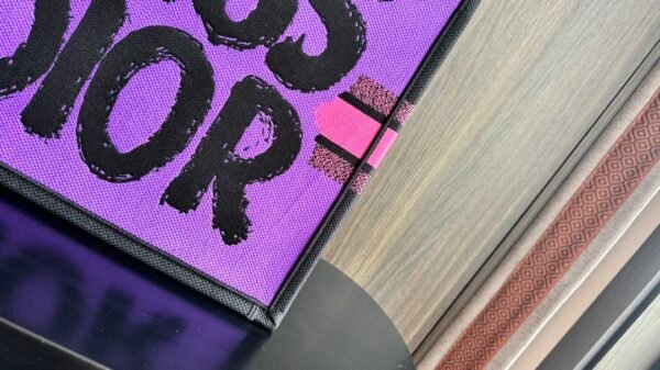 Large Dior Book Tote Fuchsia