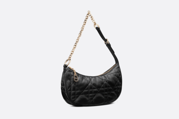 Dior CD Lounge Bag Cannage Lambskin black
