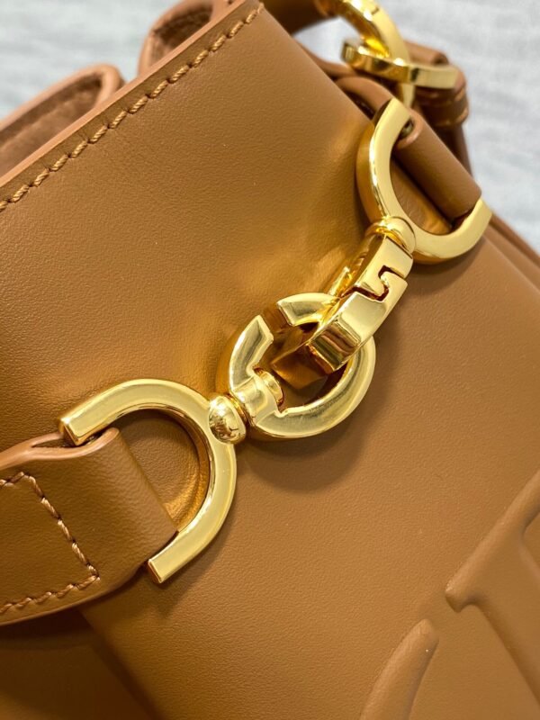 Small C'est Dior Bag Golden Saddle CD-Embossed Calfskin
