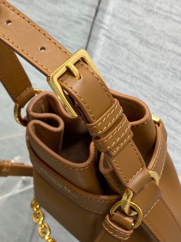 Small C'est Dior Bag Golden Saddle CD-Embossed Calfskin