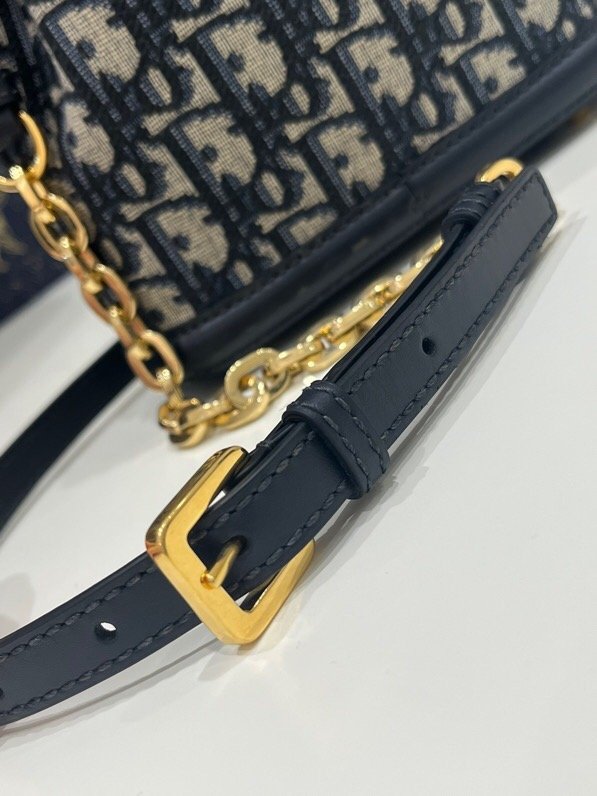 Small C'est Dior Bag Blue Dior Oblique Jacquard Bucket bag