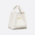 M2840USKU_M030 (1) Dior Small Signature Bucket Bag White