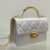 Medium Dior Ange Bag White Calfskin
