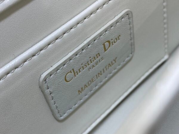 Mini Dior Ange Bag White Calfskin