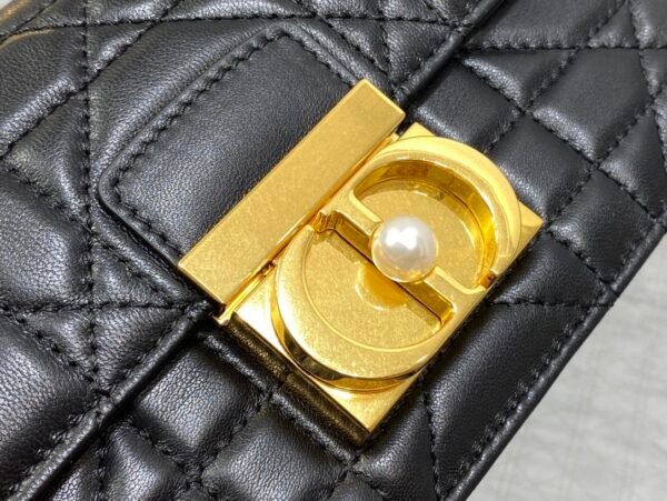 Mini Dior Ange Bag Black Calfskin