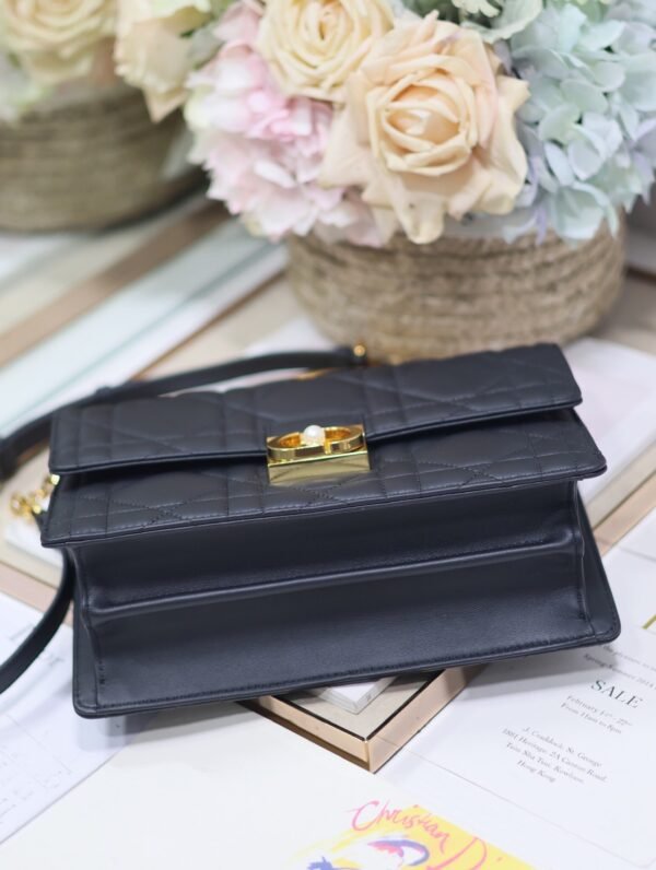 Medium Dior Ange Bag Black