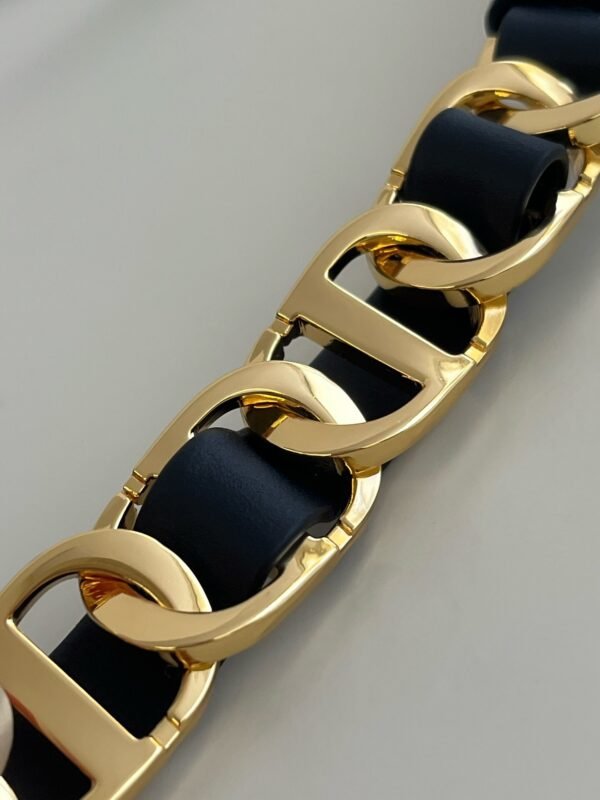 Mini Dior CD Signature Messenger Oblique Motif Canvas Blue