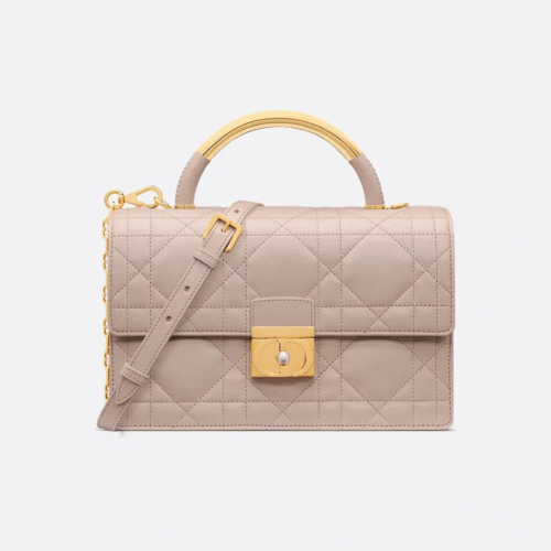 Medium Dior Ange Bag Beige Calfskin (1) Medium Dior Ange Bag Beige Calfskin