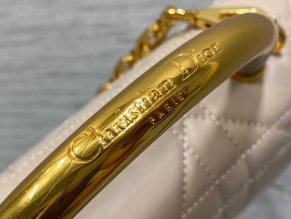 Medium Dior Ange Bag Beige Calfskin (3) Medium Dior Ange Bag Beige Calfskin