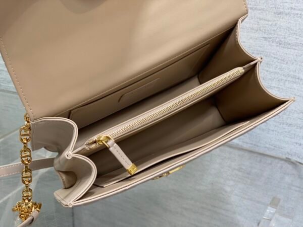 Medium Dior Ange Bag Beige Calfskin (4) Medium Dior Ange Bag Beige Calfskin