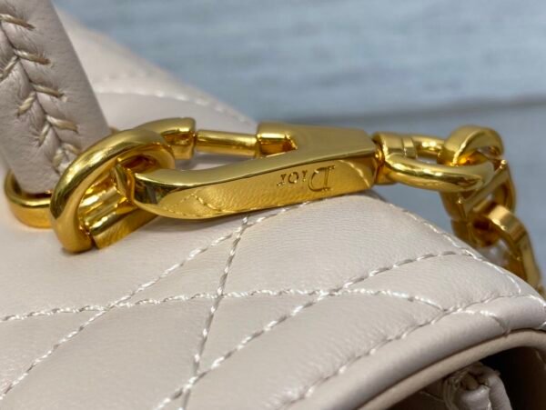 Medium Dior Ange Bag Beige Calfskin (7) Medium Dior Ange Bag Beige Calfskin