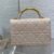 Medium Dior Ange Bag Beige Calfskin (8) Medium Dior Ange Bag Beige Calfskin