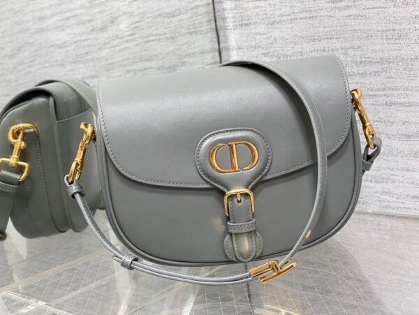 Medium Dior Bobby Bag Grey