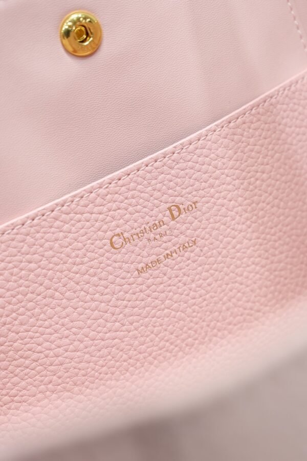 Medium Signature-pink (1) Dior Medium Signature Bucket Bag Pink Grained Calfskin