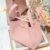 Medium Signature-pink (6) Dior Medium Signature Bucket Bag Pink Grained Calfskin