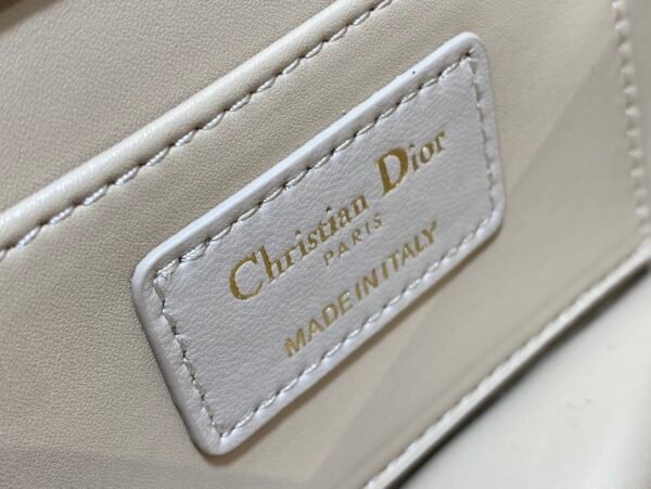 Mini Dior Ange Bag Beige Calfskin (8) Mini Dior Ange Bag Beige Calfskin