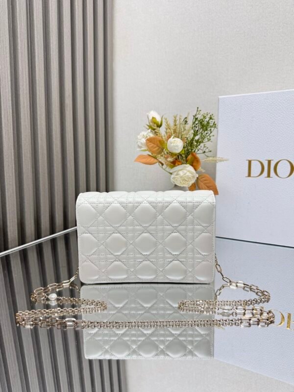 My Dior Daily Pouch with Chain White
