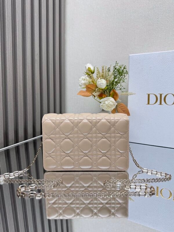 S0937ONMJ_M51U (1) My Dior Daily Pouch with Chain Apricot color