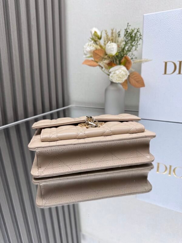 S0937ONMJ_M51U (8) My Dior Daily Pouch with Chain Apricot color