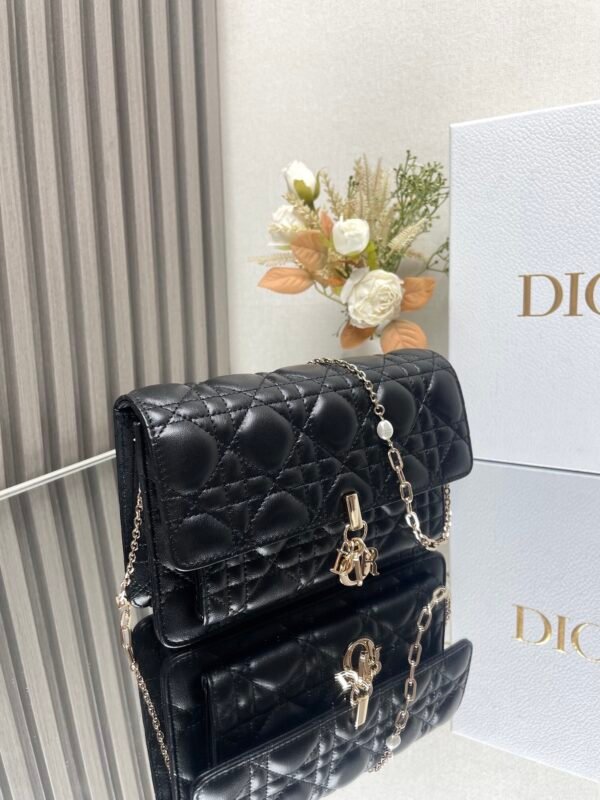 My Dior Daily Pouch with Chain Black