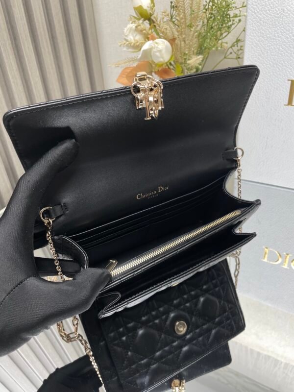 My Dior Daily Pouch with Chain Black