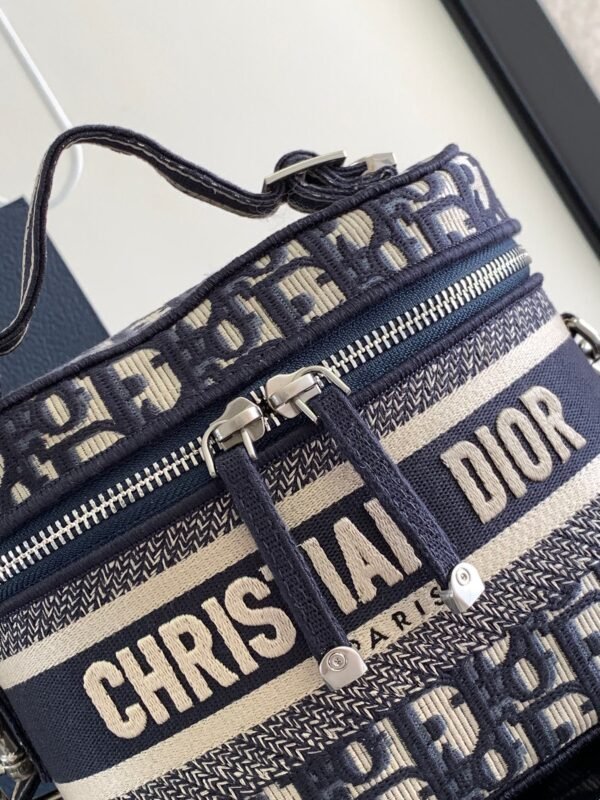 S5529VRIW_M928 (4) Small DiorTravel Vanity Case with Shoulder Strap