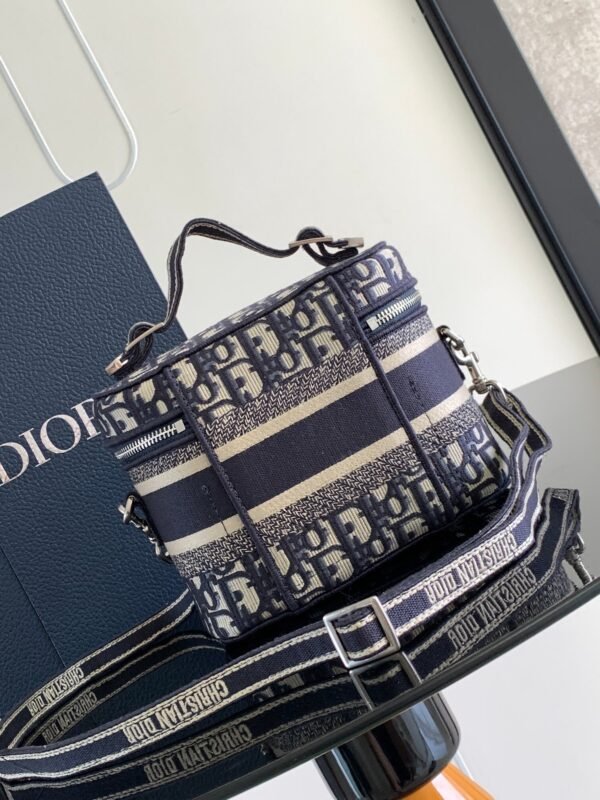 S5529VRIW_M928 (8) Small DiorTravel Vanity Case with Shoulder Strap