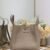 Dior Small Signature Bucket Bag Tourterelle Beige
