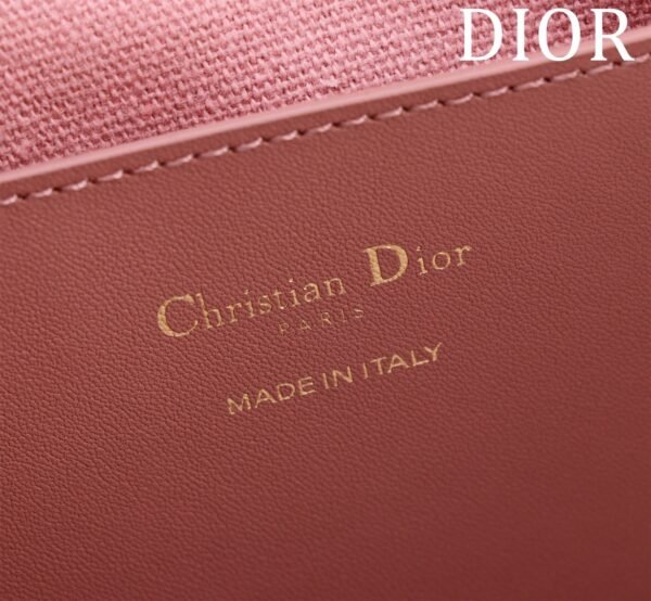 Signature-pink-M (3) Dior Medium Signature Bucket Bag Pink