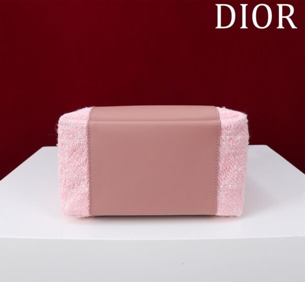 Dior Small Signature Bucket Bag Pink
