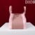 Dior Small Signature Bucket Bag Pink